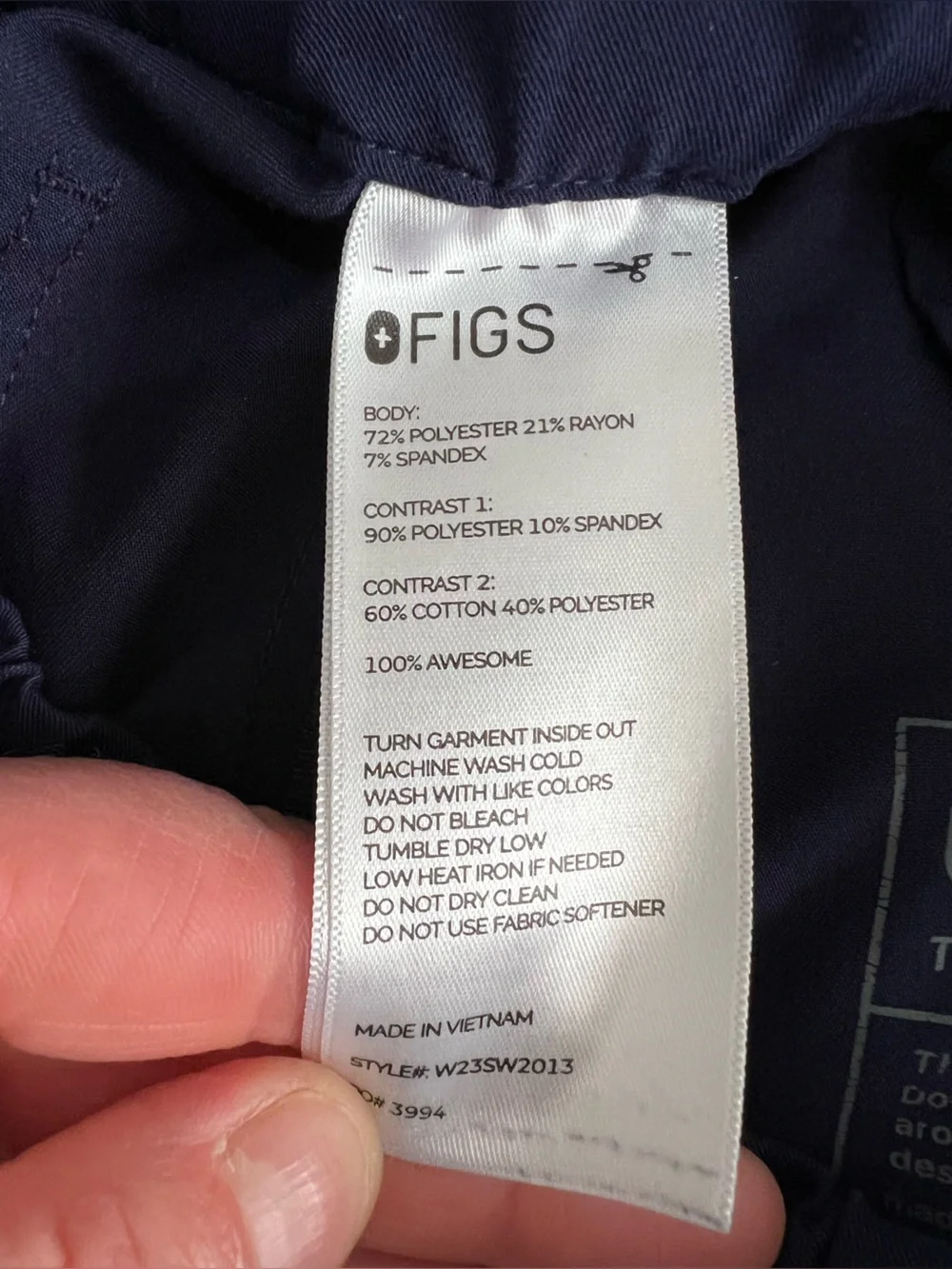 Figs slim cargo